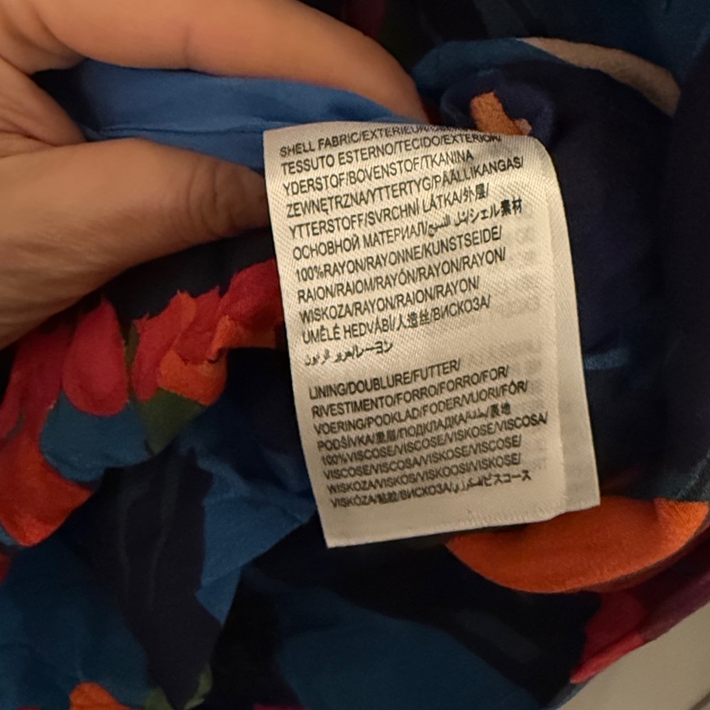 Farm Rio Rainbow Macaws midi dress (XS) - Picture 7 of 7